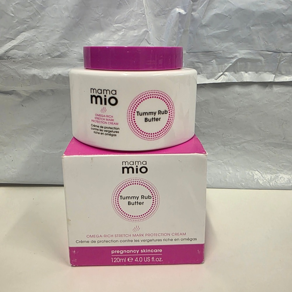 Mama Mio Tummy Rub Butter Omega-Rich Stretch Mark Protection Cream 120ml 4oz NEW
